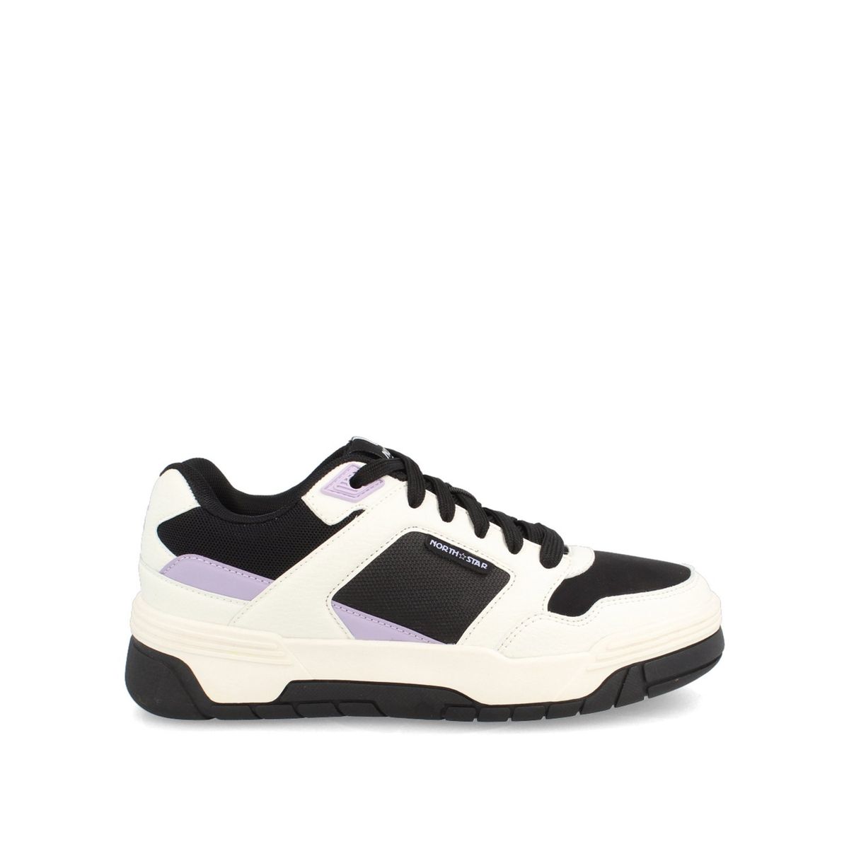 NORTH STAR - Zapatilla Mujer North Star Skater Chunk Blanco-Negro