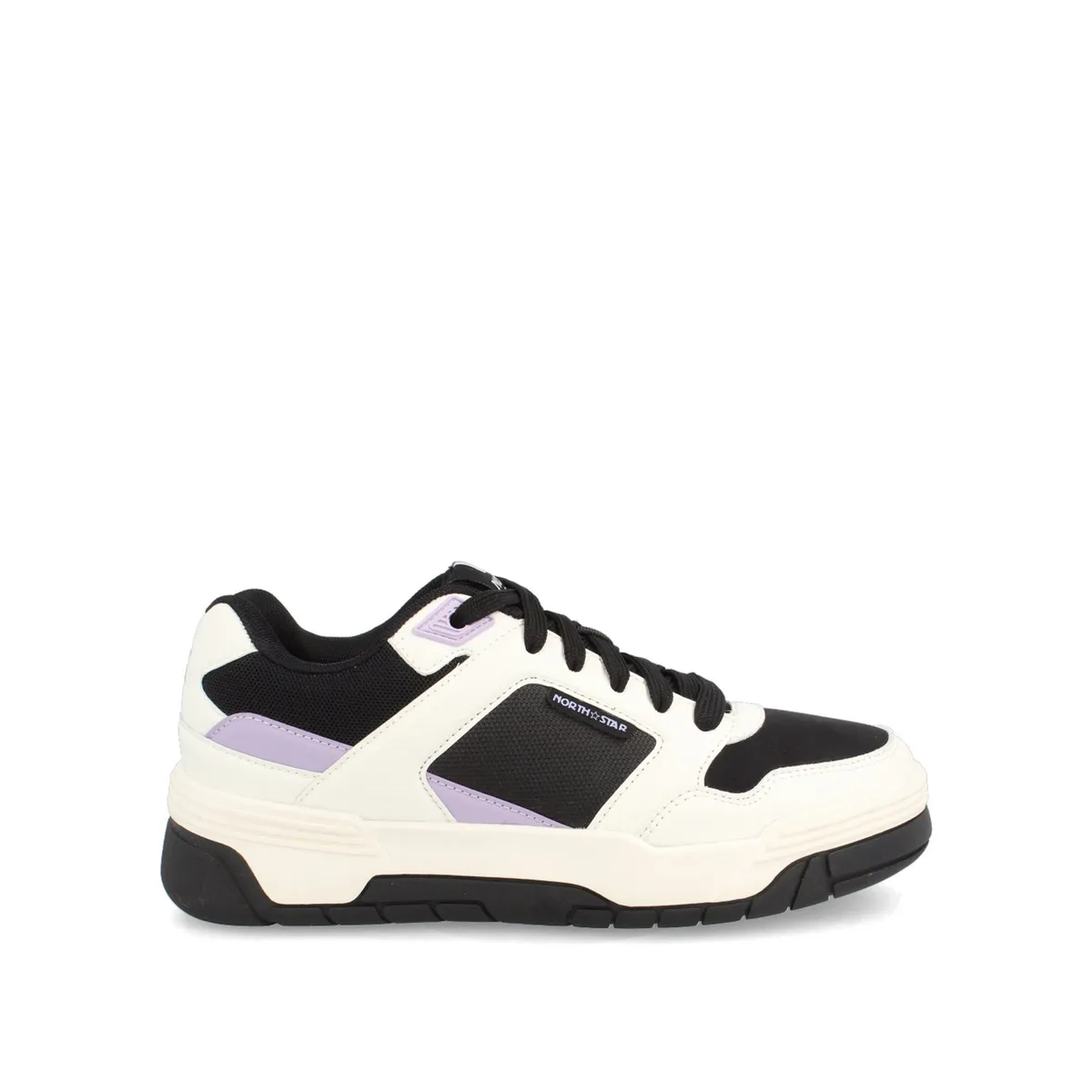 NORTH STAR - Zapatilla Mujer North Star Skater Chunk Blanco-Negro