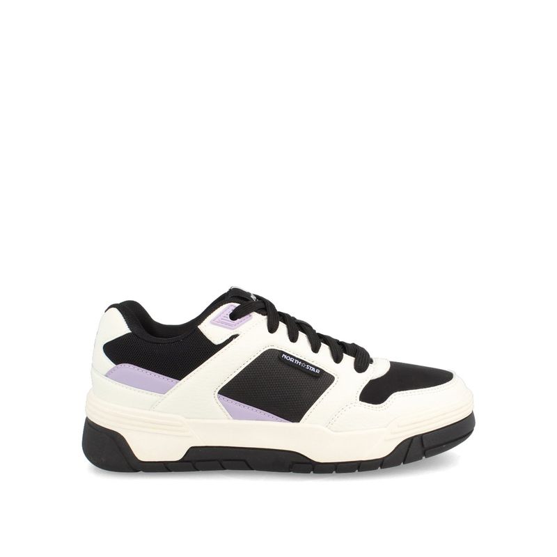 NORTH STAR - Zapatilla Mujer North Star Skater Chunk Blanco-Negro