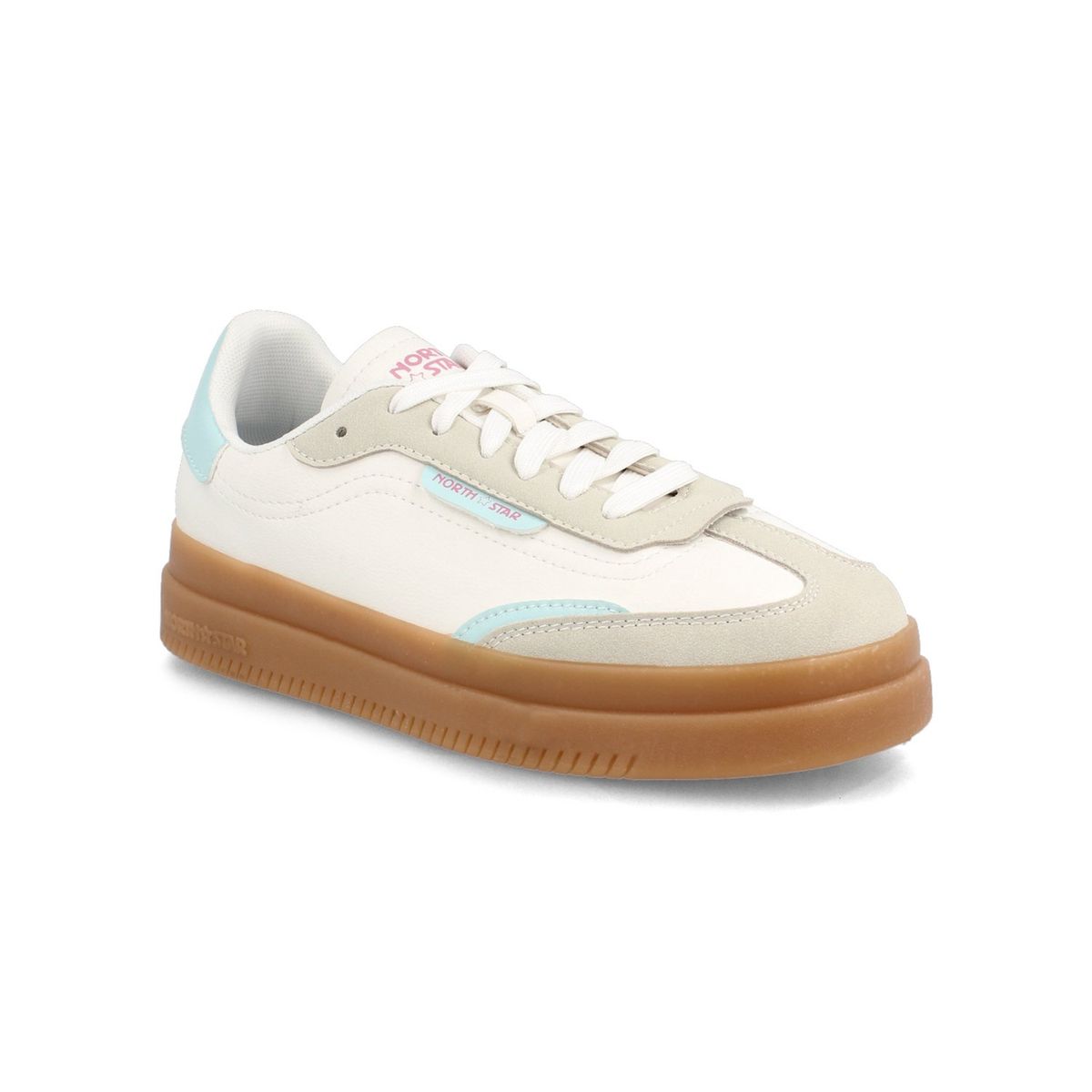 NORTH STAR - Zapatilla Mujer North Star Striker Elev8 Blanco-Celeste
