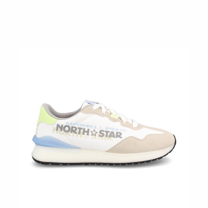 NORTH STAR - Zapatilla Mujer North Star Retronova Blanco-Celeste