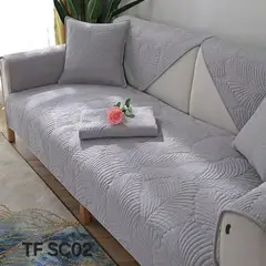 GENERICO - Cubierta funda de sofa mat relieve set completo