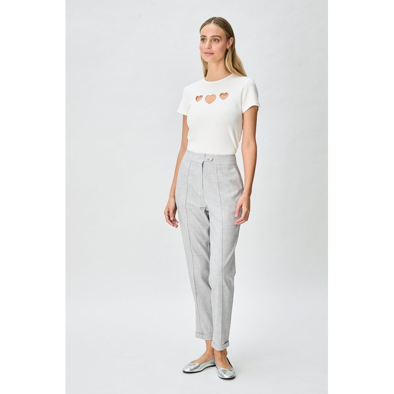 IO - Pantalon Gris Mujer Io