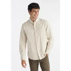 NIMTU - Camisa Oxford Laurel Casual Beige