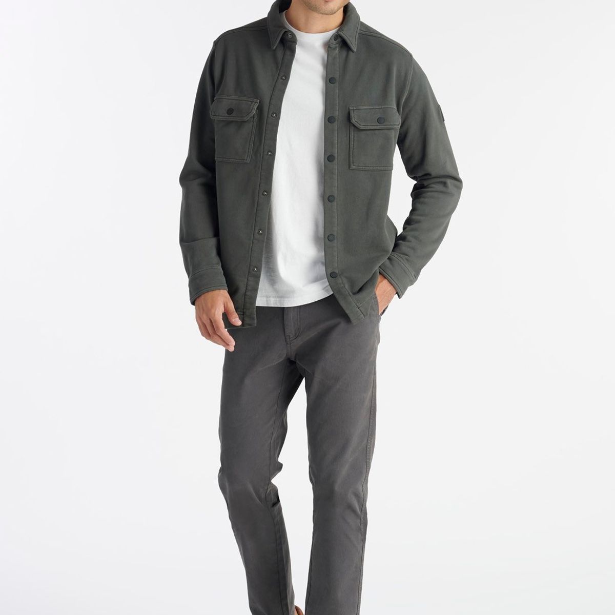 NIMTU - Sobrecamisa Chaiten Casual Gris Nimtu