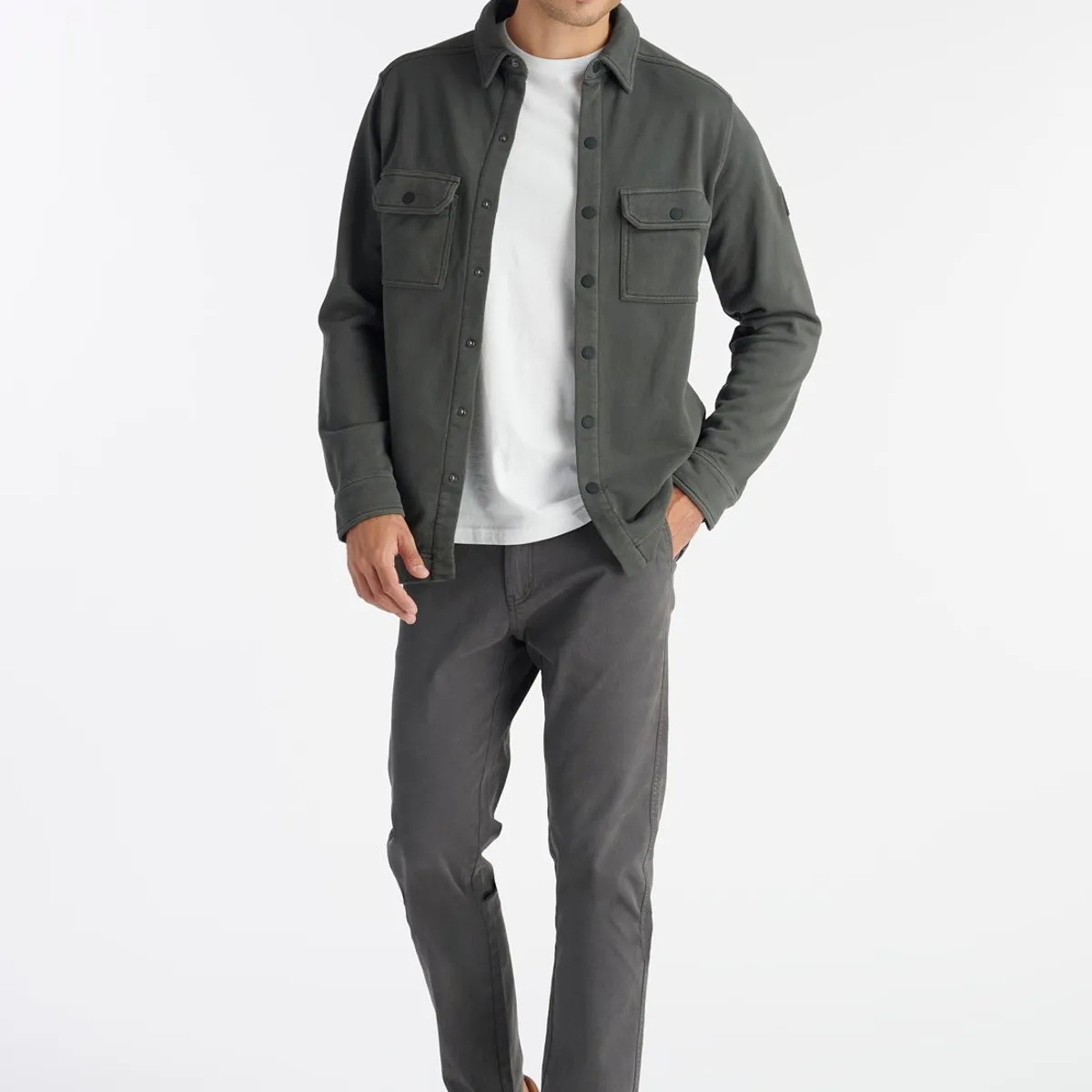 NIMTU - Sobrecamisa Chaiten Casual Gris Nimtu