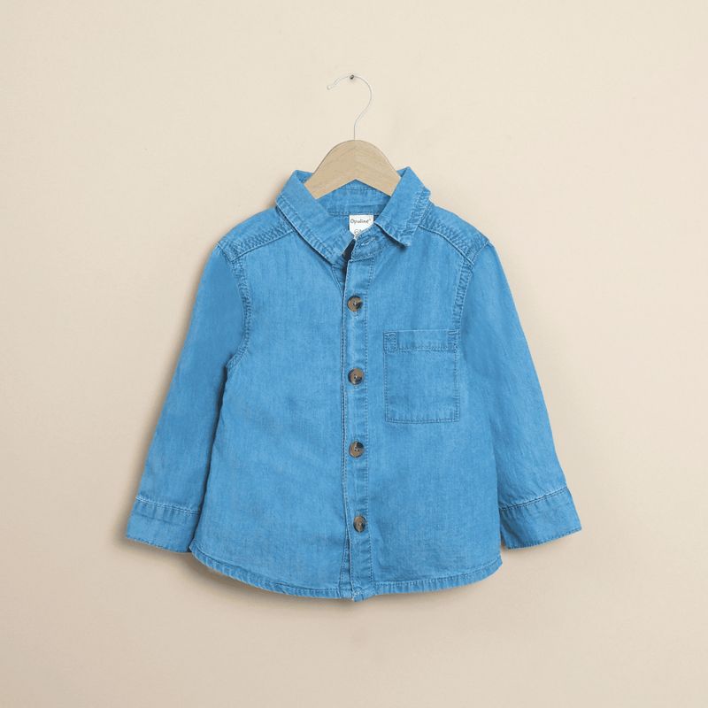 OPALINE - Camisetas Bebé niño Azul 40098 Opaline