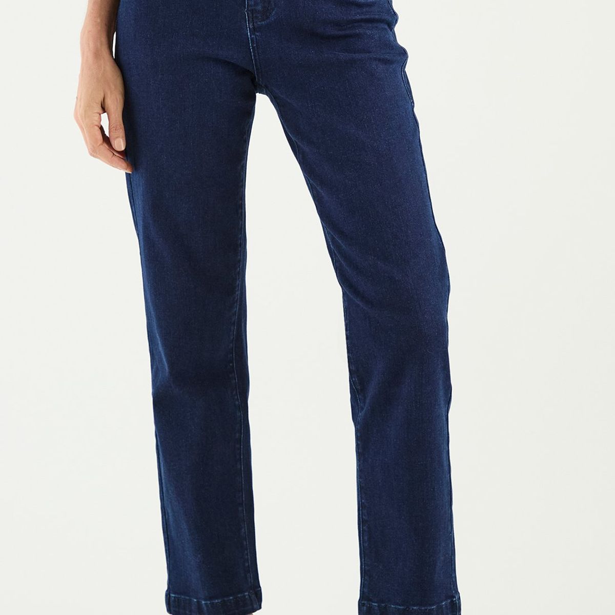 MA GRIFFE - Jeans Straight Azul Marino Mujer Magriffe