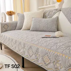 GENERICO - Cubierta funda de sofa mat relieve set completo