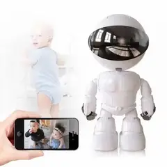 GENERICO - Cámara de Vigilancia Inteligente Robot Visión Nocturna 1080P FULL HD