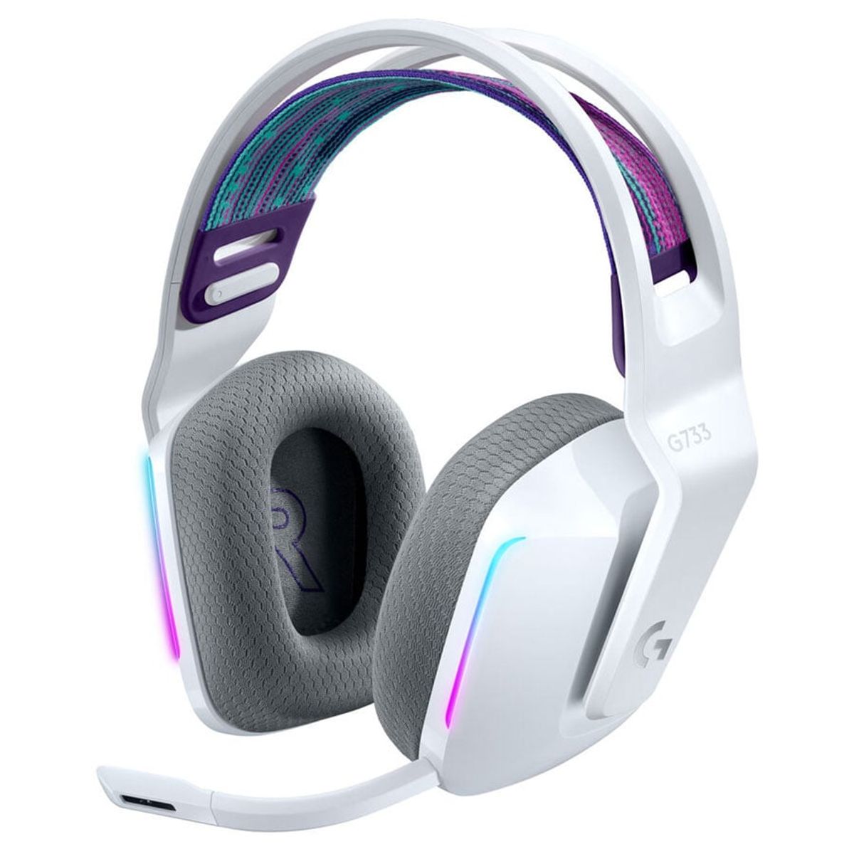 LOGITECH - Audífonos Gamer Logitech G733 Lightspeed Wireless RGB Blanco