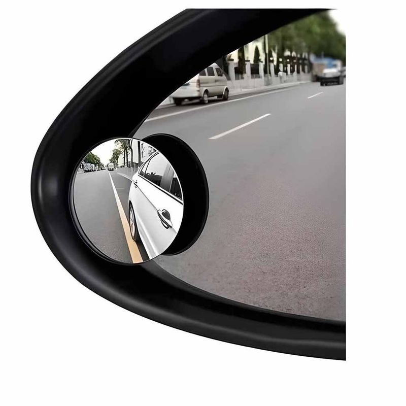 GENERICO - Espejo Auxiliar Punto Ciego Set X2 Punto Ciego 360 Ajustable