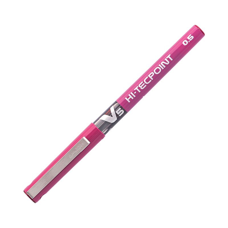 PILOT - Lápiz Tinta Hi-Tecpoint V5 - Burdeo