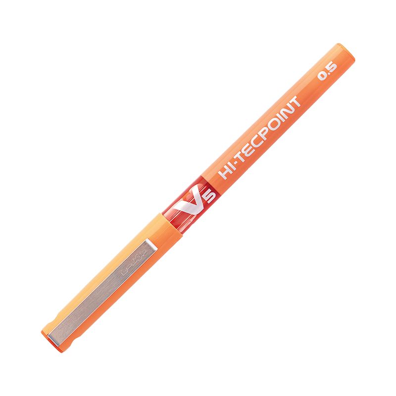 PILOT - Lápiz Tinta Hi-Tecpoint V5 - Naranjo