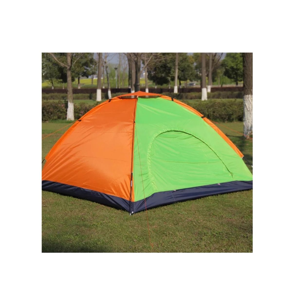 GENERICO - Carpa Automática Transportable Para 3 Personas Camping/playa Color Beige