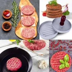GENERICO - Prensa para hamburguesas molde antiadherente asado parrilla