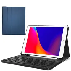 JOIGO - Funda Con Teclado Español Para iPad 12.9 Con Ranura Azul