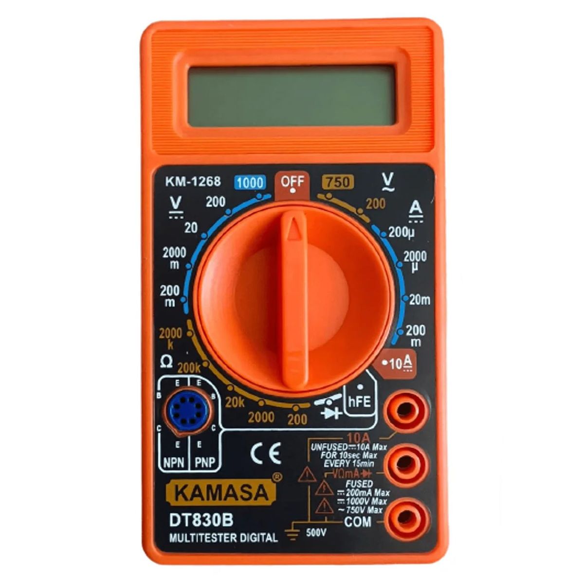 KAMASA - Multitester Digital Portátil DT-830B