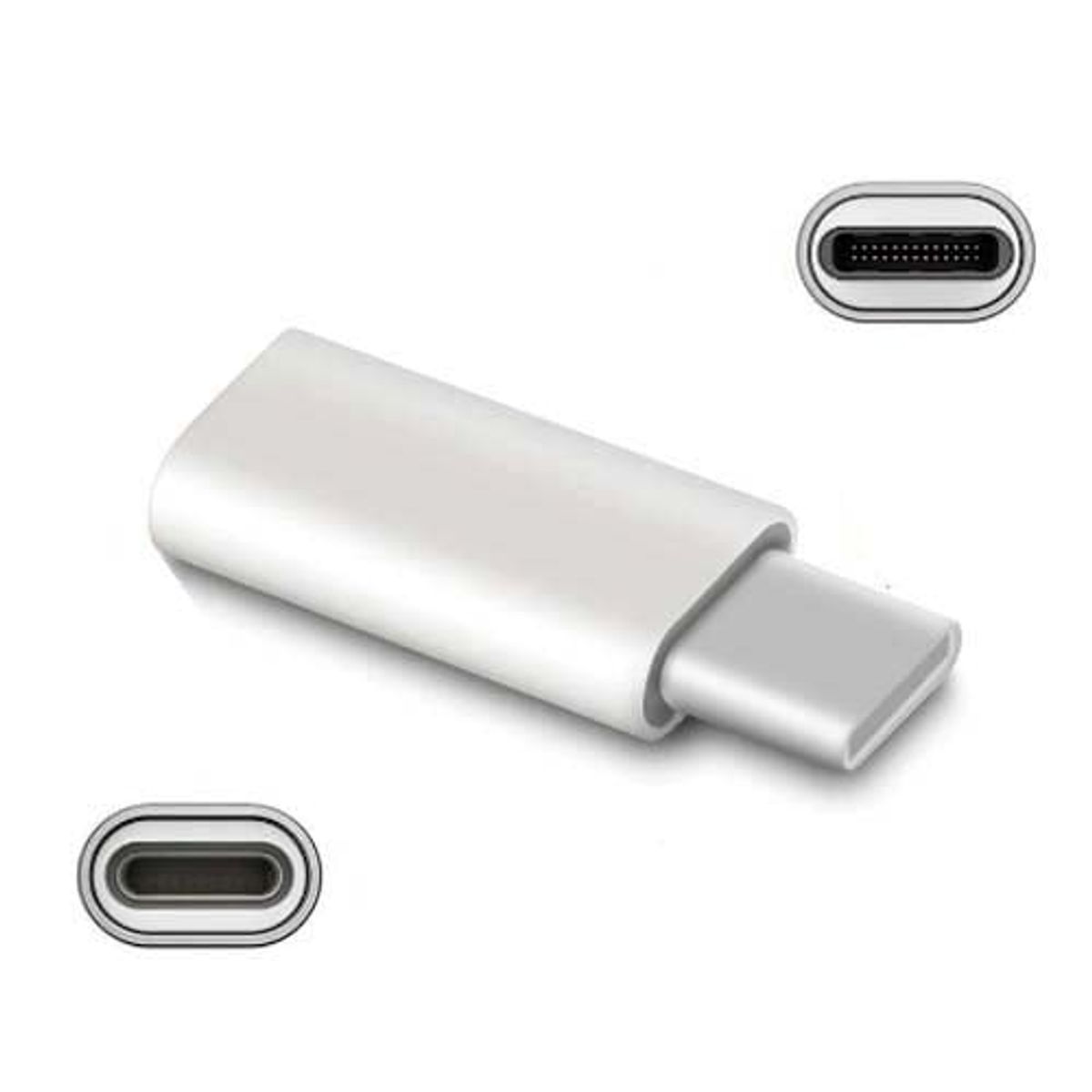 GENERICO - Adaptador compatible Iphone Lightning A Tipo C OTG de 8 pines