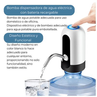 Imagen 2 del producto Dispensador De Agua Eléctrico Portátil Recargable