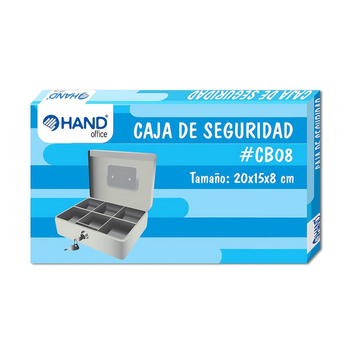 HAND - Caja De Seguridad 8 Pulgadas 20x16x8cm - SC