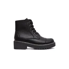 GIANI DAFIRENZE - Botines Mujer De Cuero Tiuque Negro C21