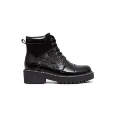 GIANI DAFIRENZE - Botin Mujer De Cuero Egotelo Negro C7
