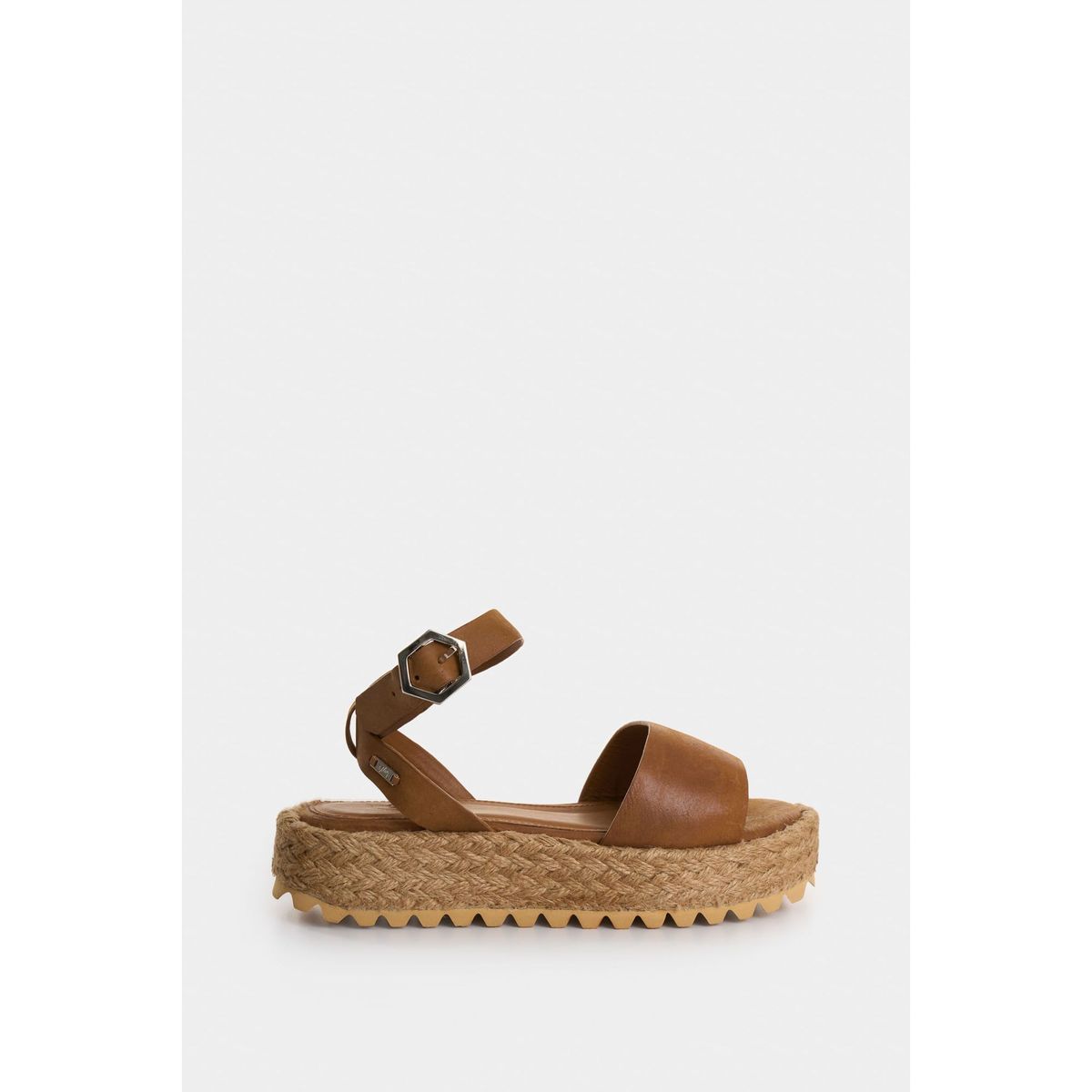 VELEZ - Vélez Sandalia Forma Salem De Cuero Para Mujer Fibra  Miel