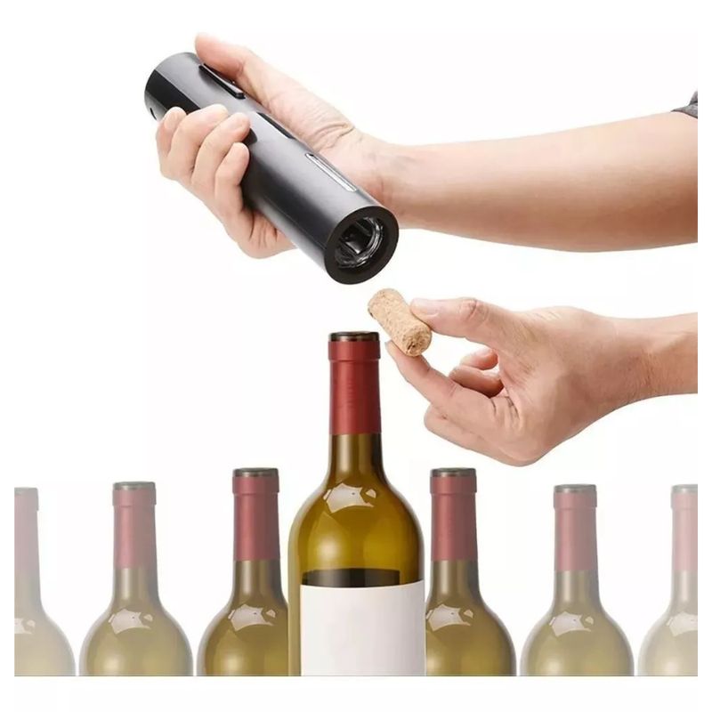 RAF - Sacacorchos Descorchador De Vino Eléctrico A Batería Abridor