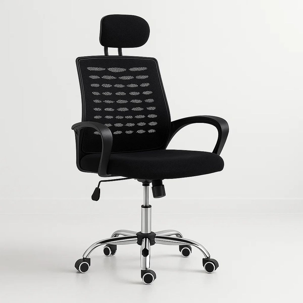 KLIK - Silla Oficina Ejecutiva Soporte Lumbar Ergonómica Negra