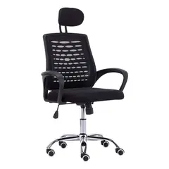 KLIK - Silla Oficina Ejecutiva Soporte Lumbar Ergonómica Negra