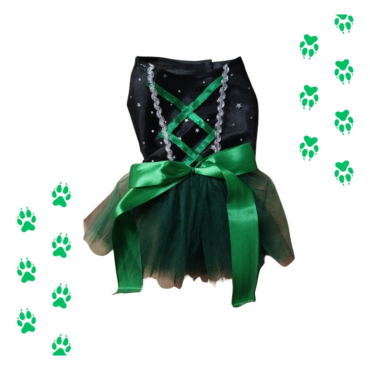 GENERICO - Disfraz De Bruja Para Mascotas - Vestido Bruja Perrita