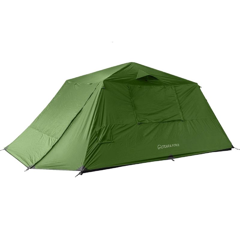 TERRA FORCE - CARPA 3 ESTACIONES 8-10 PERSONAS STORM GUARD AUTO-FRESH 3K VERDE