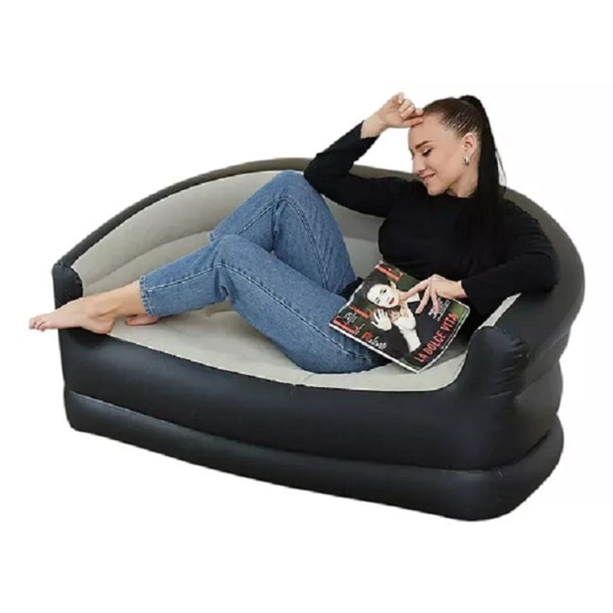 GENERICO - Sofa Tumbona Inflable Para La Sala