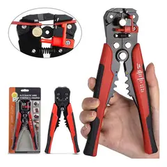 GENERICO - Alicate Pelacable Cortacable Crimpeadora Prensa Pinza