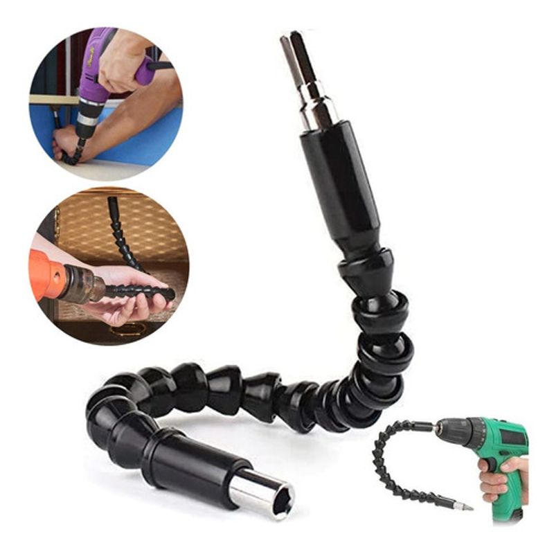 GENERICO - Adaptador Flexible Para Puntas Destornillador Taladro
