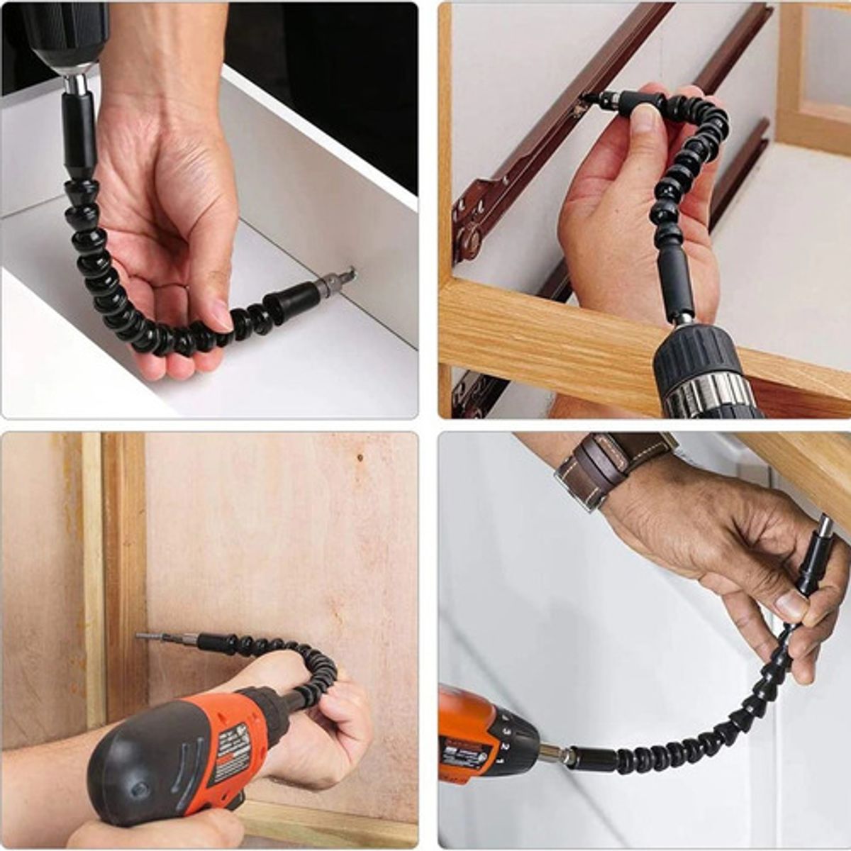 GENERICO - Adaptador Flexible Para Puntas Destornillador Taladro