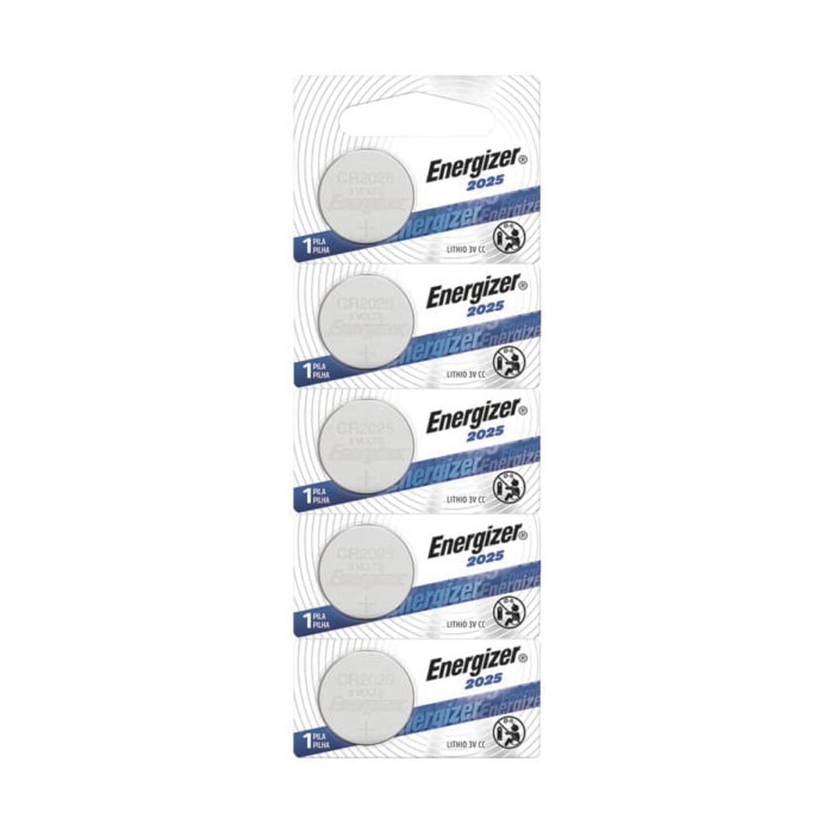 ENERGIZER - Pack 5 Pilas Cr 2025 Energizer Lithium