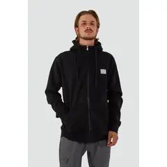 KAYA UNITE - Polerón Hombre Full Zip Patch Negro