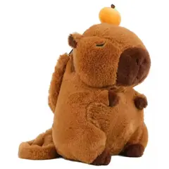 GENERICO - Mochila peluche urbana capibara carpincho kawai 30cm