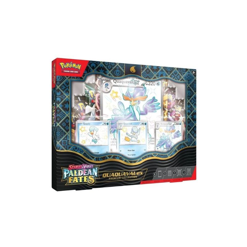 POKEMON - Pokémon TCGPaldean Fates Quaquaval Shiny Premium español