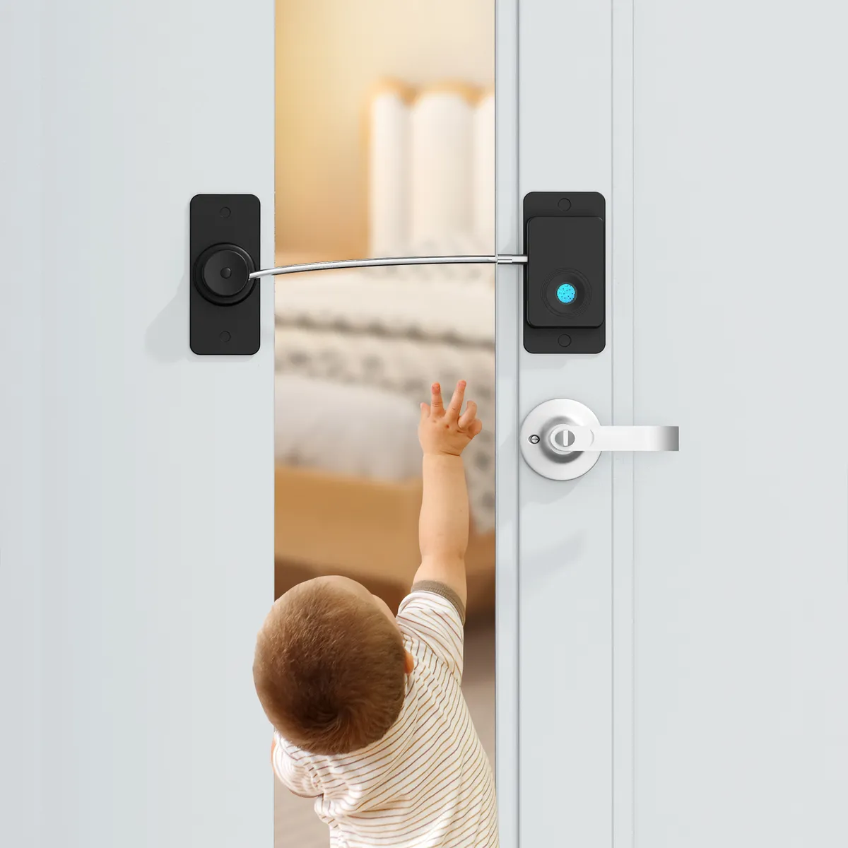 HALMAN - Cerradura Inteligente de Huella Digital para Cajones y Muebles