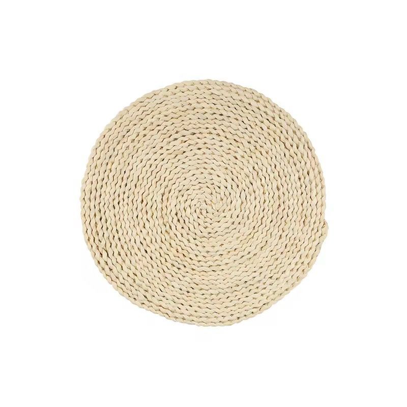 GENERICO - Set 6 Individuales Mantel Fibra Natural Yute 34 Cm