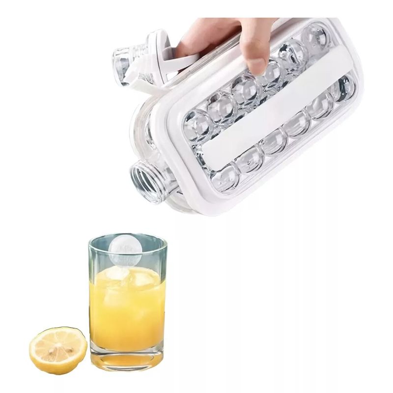 GENERICO - Hielera Cubetera Molde Para Hielo Botella De 17 Esferas
