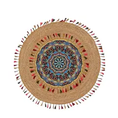 GENERICO - Alfombra Yute Redonda 120x120cm