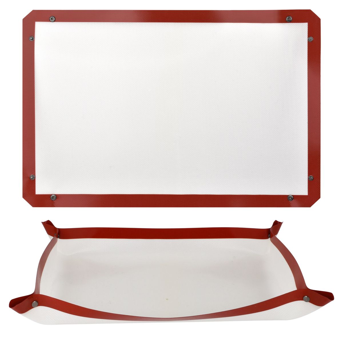 HALMAN - Tapete de Silicona para Hornear con Diseño de Bandeja