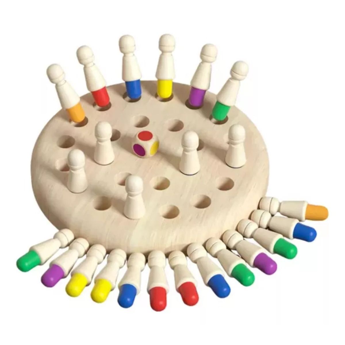 GENERICO - Juego Montessori De Memoria Para Adulto Niños Memorice