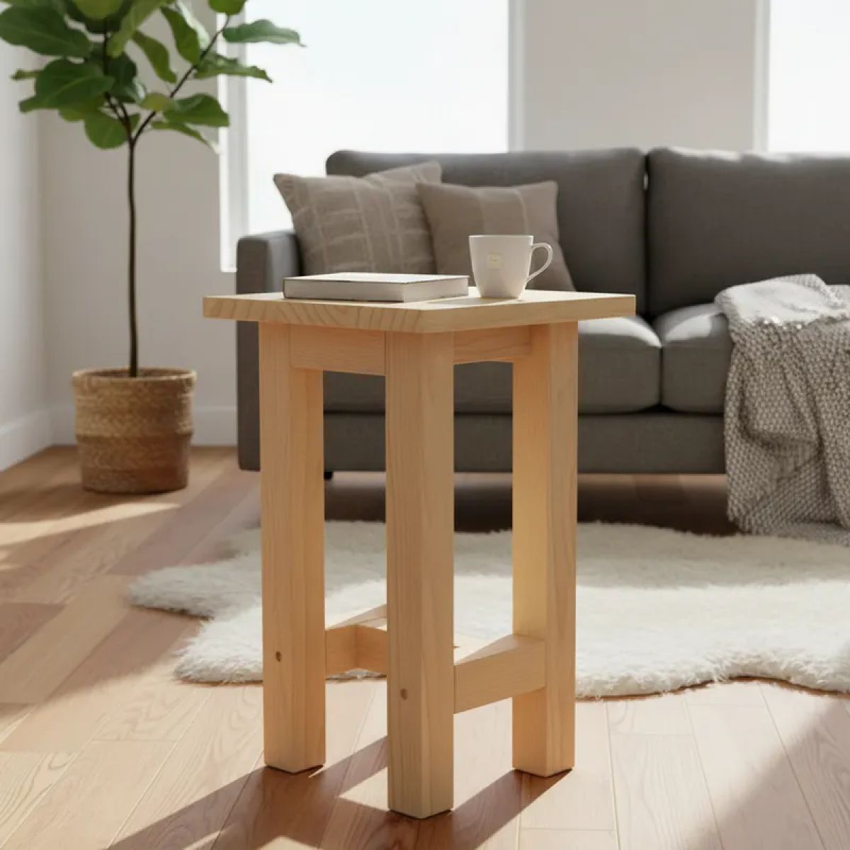 GENERICO - Piso Madera pequeño rustico 42 Cm