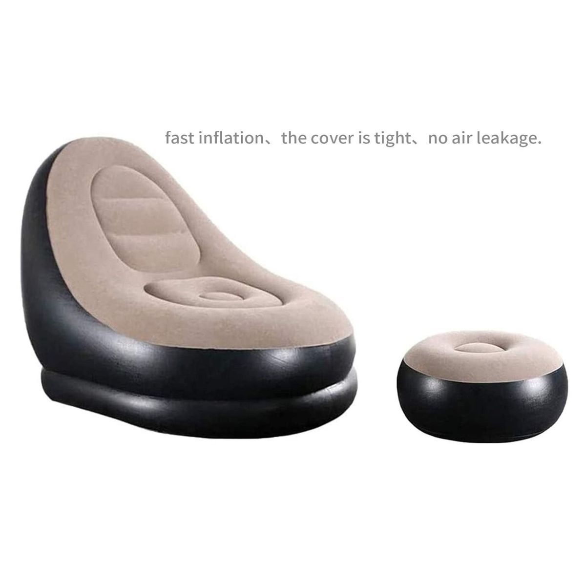 MOVI - SILLÓN INFLABLE MULTIFUNCIONAL CON REPOSAPIÉS