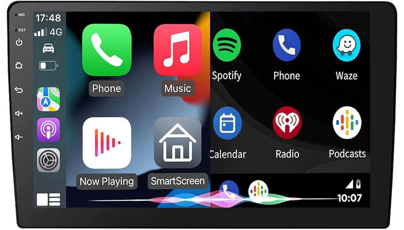 Radio 9 Android Auto Apple Carplay Qled 4gb/64gb Inalámbrico